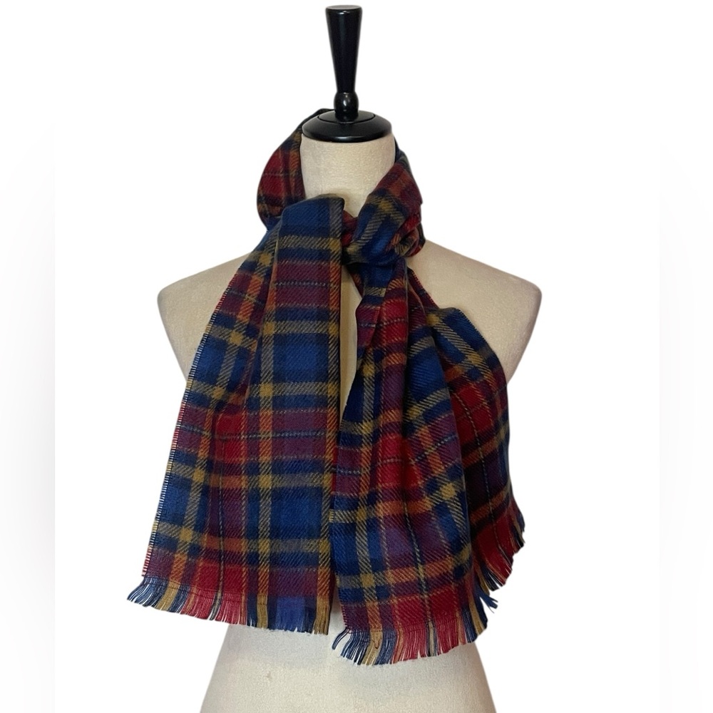 Cashluxe Plaid Scarf